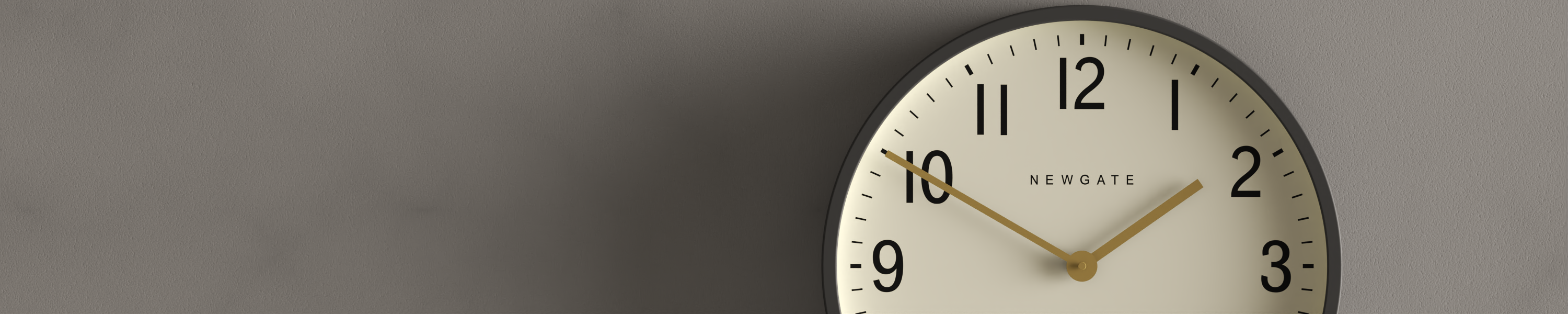 Grey Clocks - Grey Wall Clocks - Newgate World