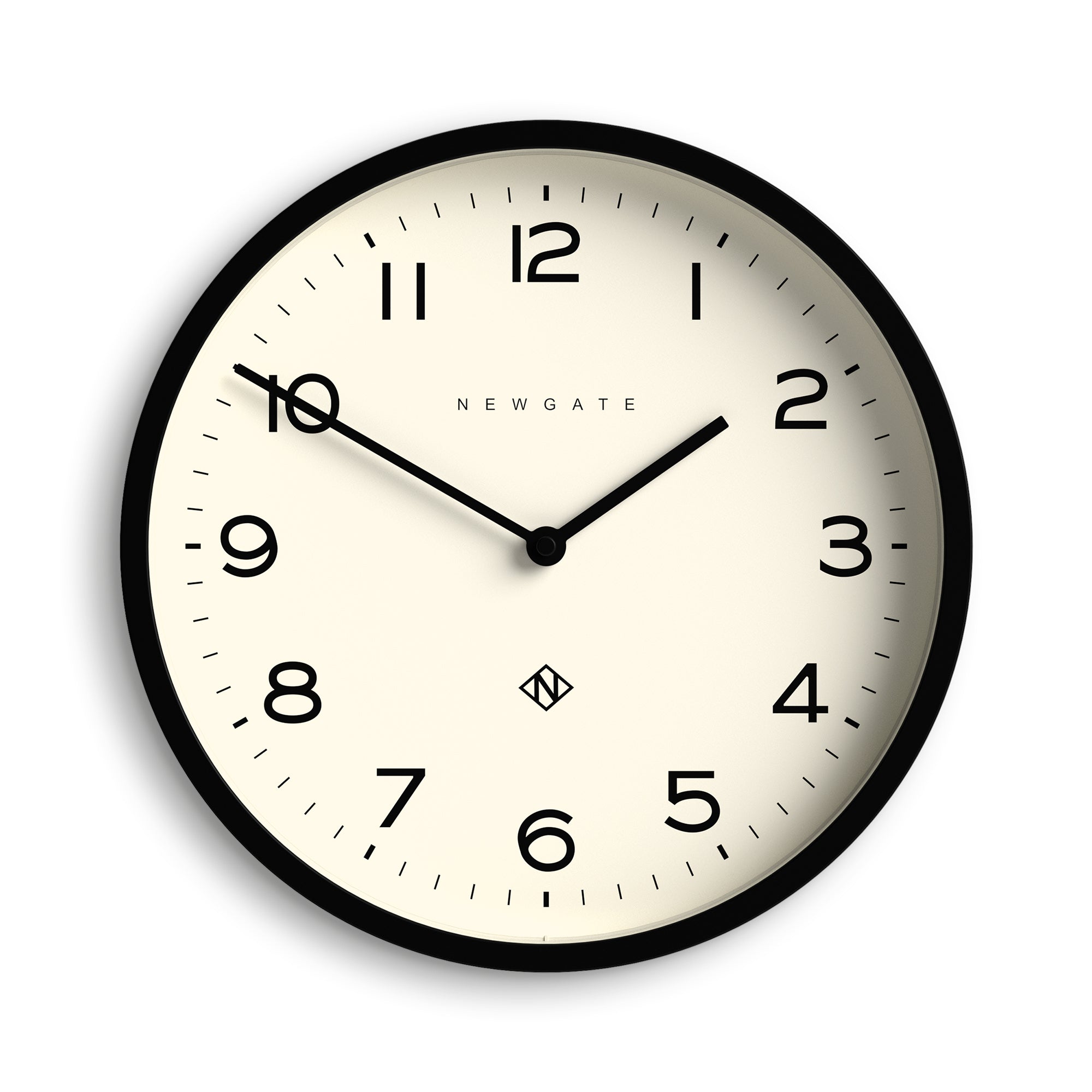 Newgate Echo Number Four wall clock in black – Newgate World