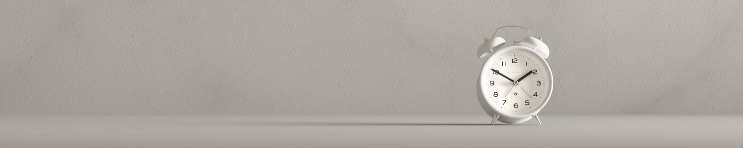 Alarm Clocks - Colour - White/Cream