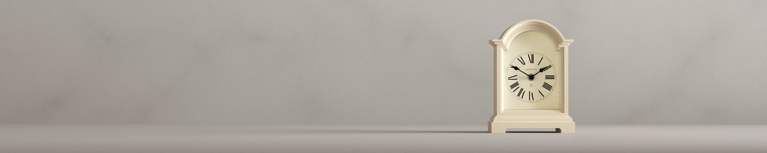 Mantel Clocks - Colour - White/Cream
