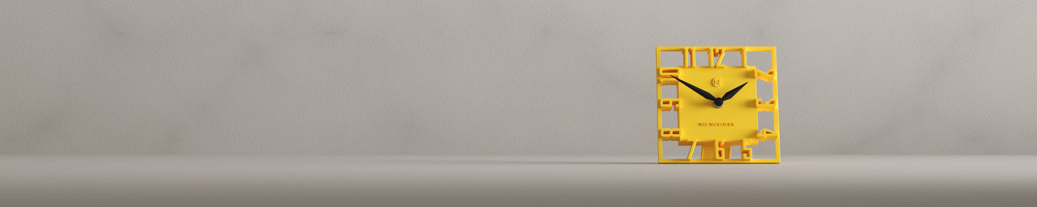 Mantel Clocks - Colour - Yellow