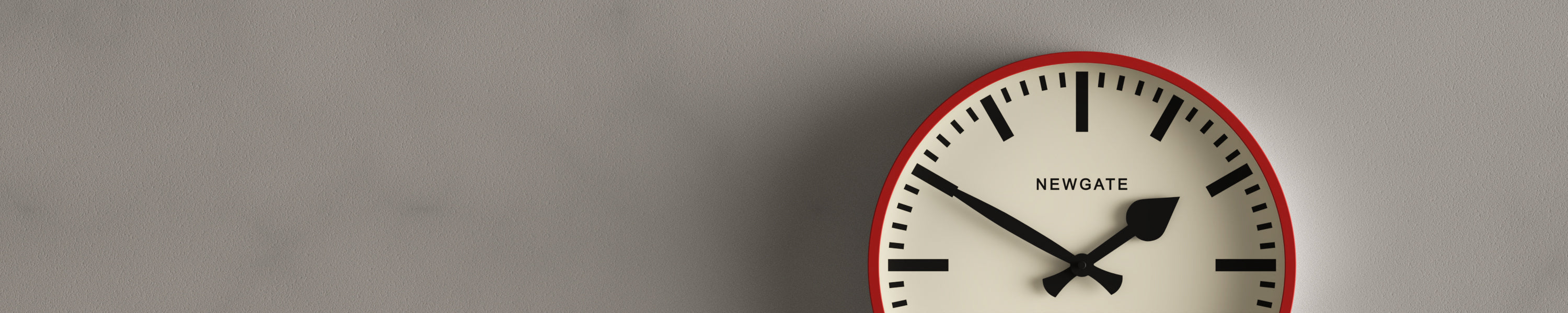 Red Clocks - Red Wall Clocks - Newgate World