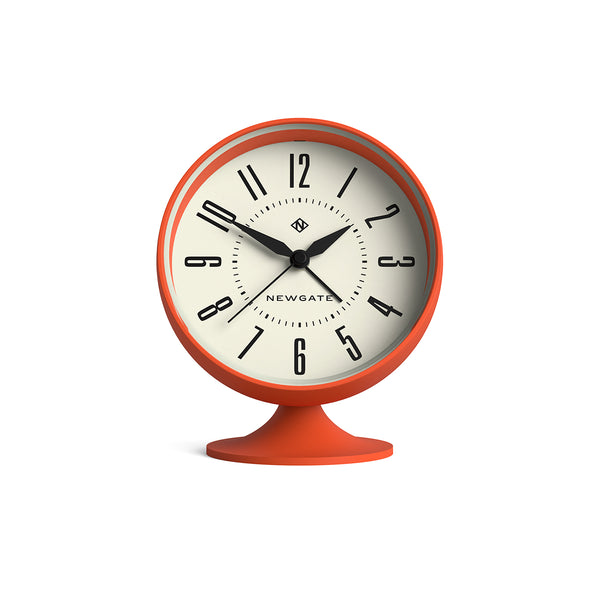 Newgate Spheric alarm clock in orange