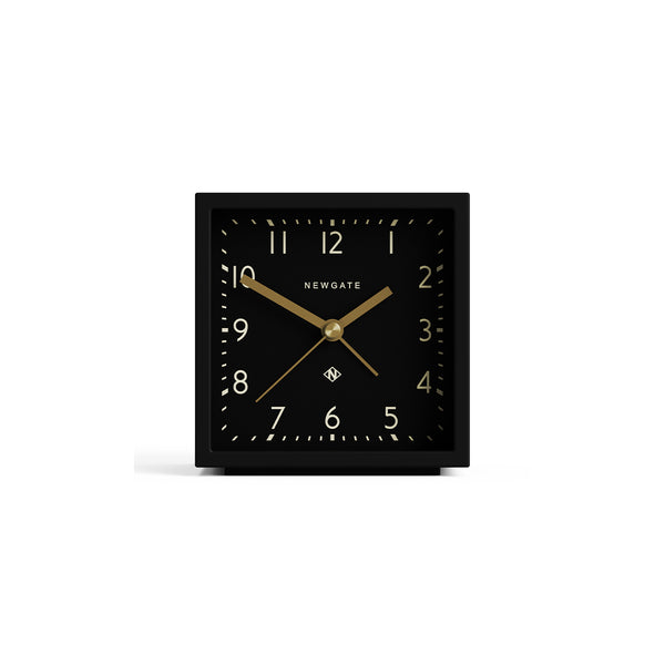 Newgate Equinox alarm clock in black