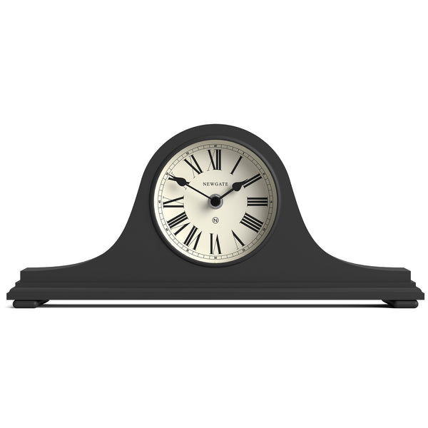 Newgate Time Machine mantel clock in dark grey
