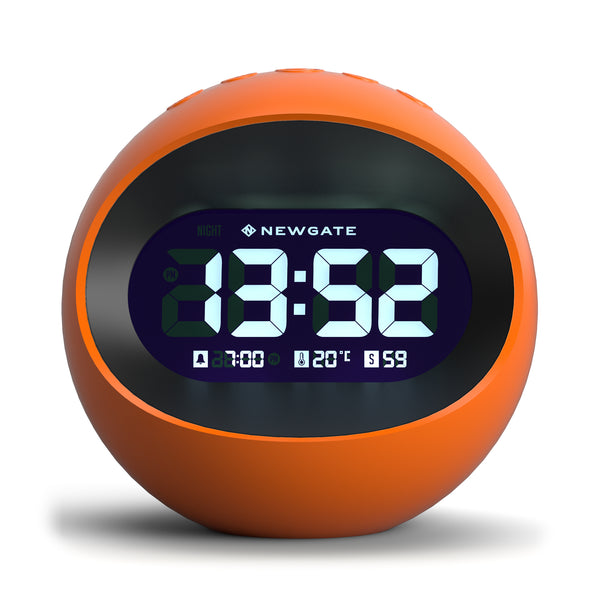 Newgate Centre of the Earth LCD alarm in orange