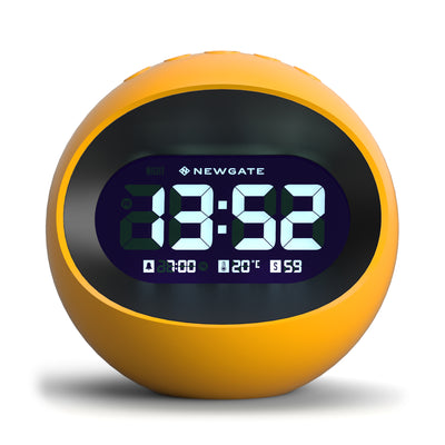 Newgate Centre of the Earth LCD alarm in yellow