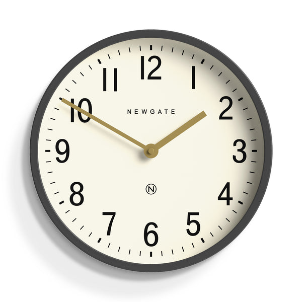 Newgate Master Edwards wall clock in grey