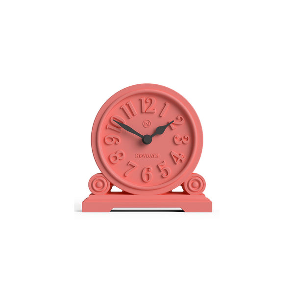 Newgate Apothecary mantel clock in pink