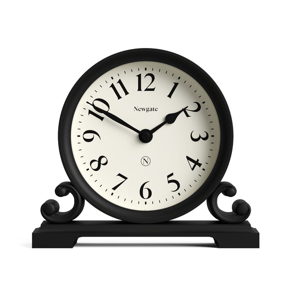 Newgate Divisadero mantel clock in black