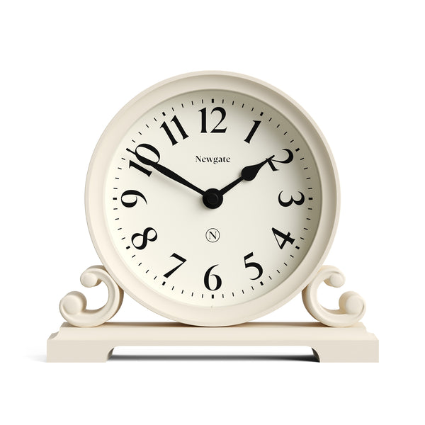 Newgate Divisadero mantel clock in cream