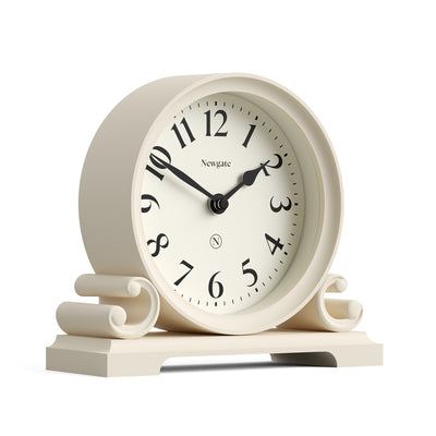 Newgate Divisadero mantel clock in cream