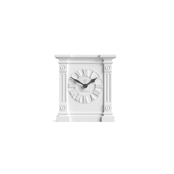Newgate Engineers mantel clock in white