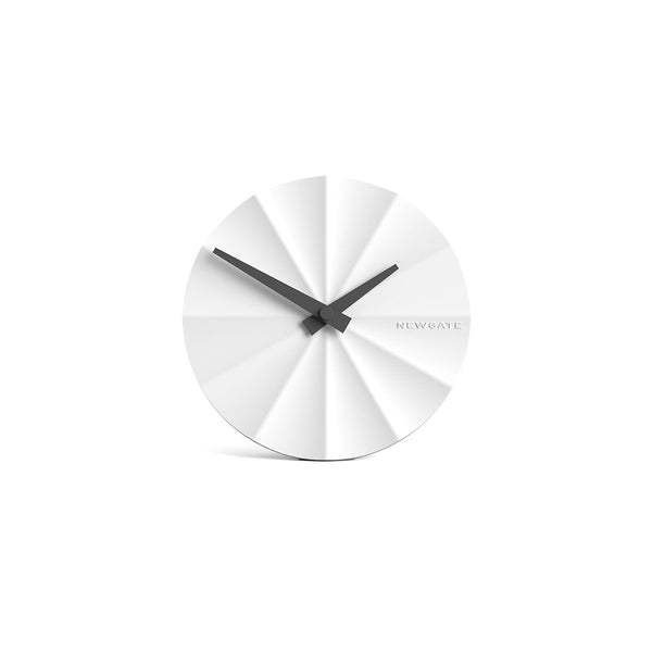 Newgate Fantasia mantel clock in white
