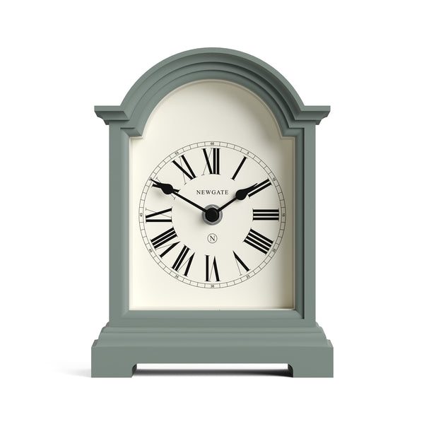 Newgate Fillmore mantel clock in asparagus green