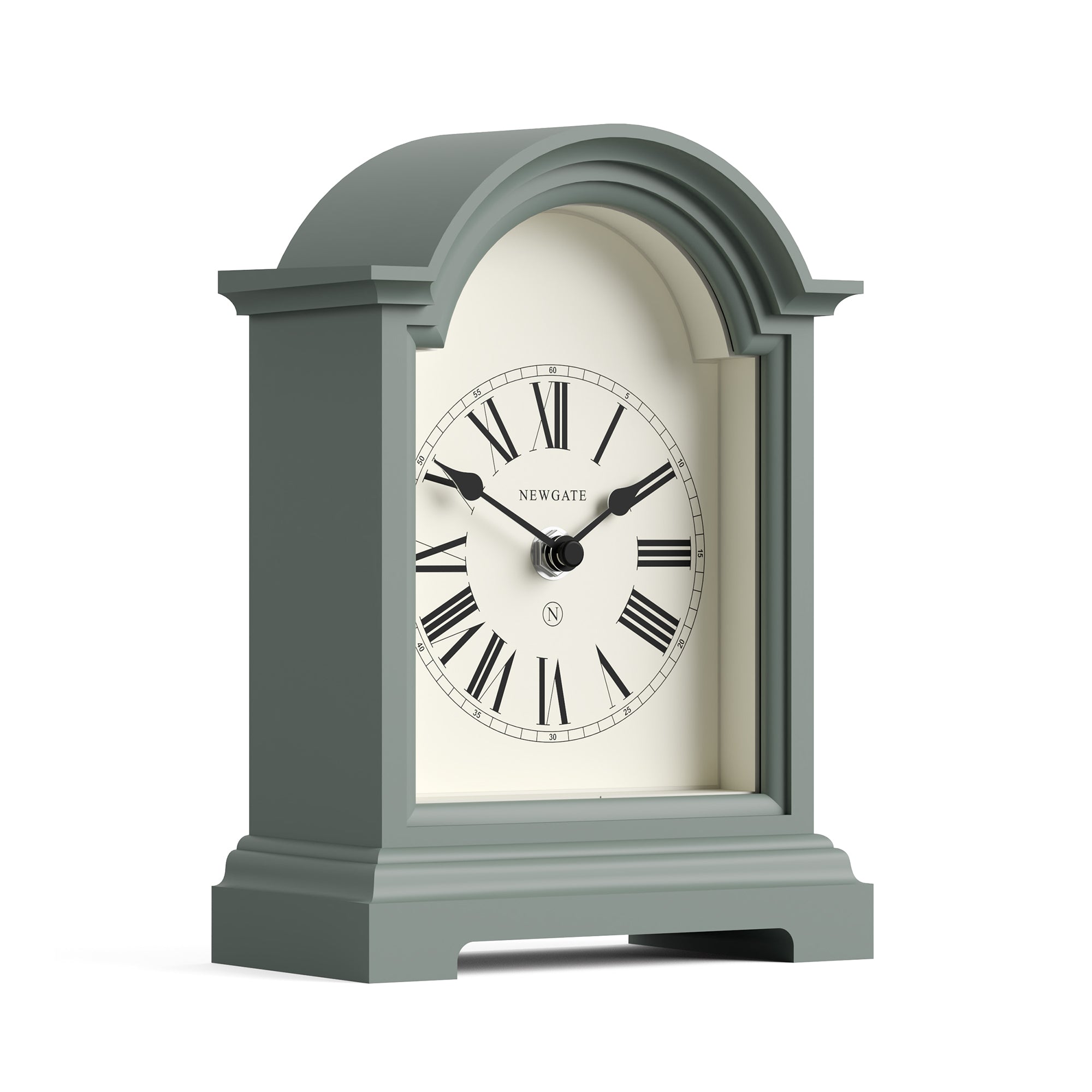 Mini Metro mantel clock in black | Silent 'No Tick' | Newgate World