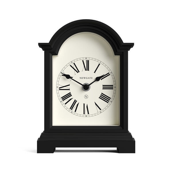 Newgate Fillmore mantel clock in black