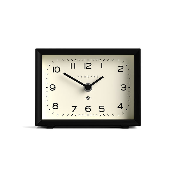 Newgate Henry mantel clock in black