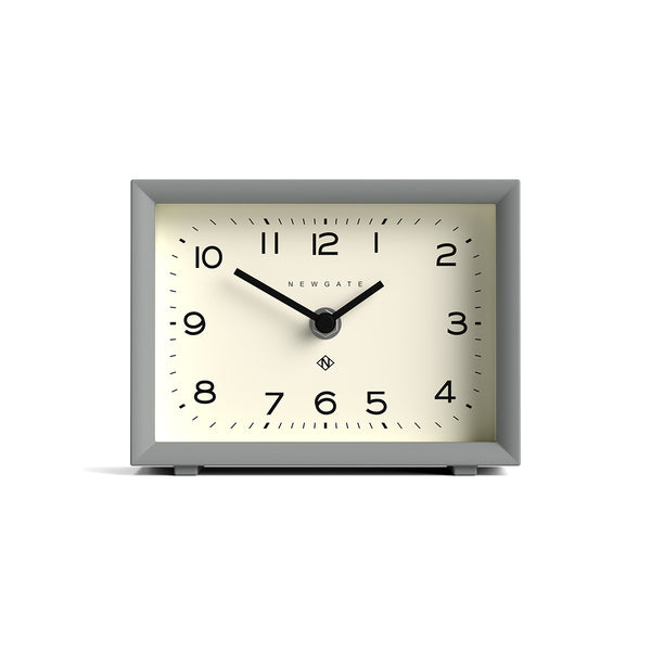 Newgate Henry mantel clock in posh grey