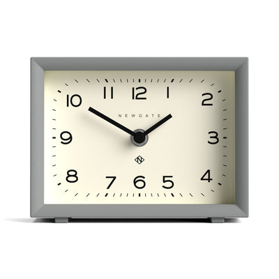 Newgate Henry mantel clock in posh grey