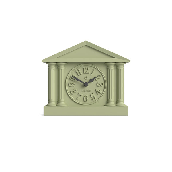 Newgate Herculaneum mantel clock in green