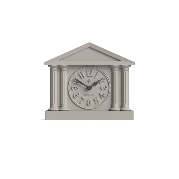 Newgate Herculaneum mantel clock in grey