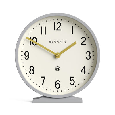 Newgate Q Mantel clock in grey