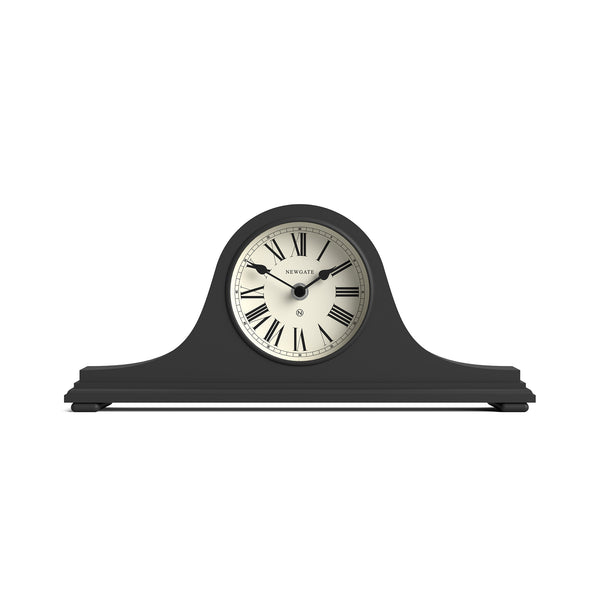 Newgate Time Machine mantel clock in dark grey