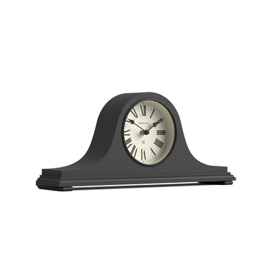 Newgate Time Machine mantel clock in dark grey