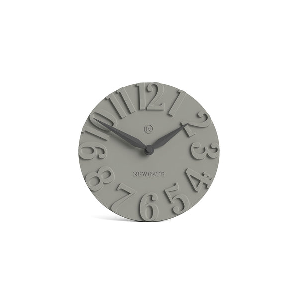 Newgate Waterloo mantel clock in grey