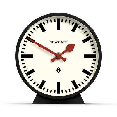 Newgate M Mantel Railway clock in black