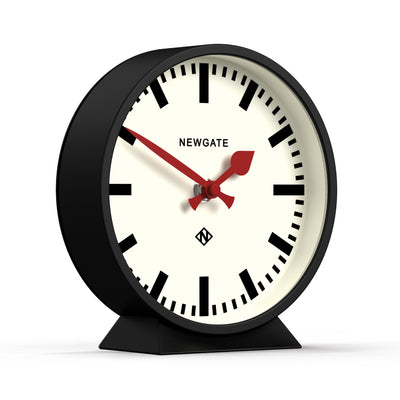 Newgate M Mantel Railway clock in black