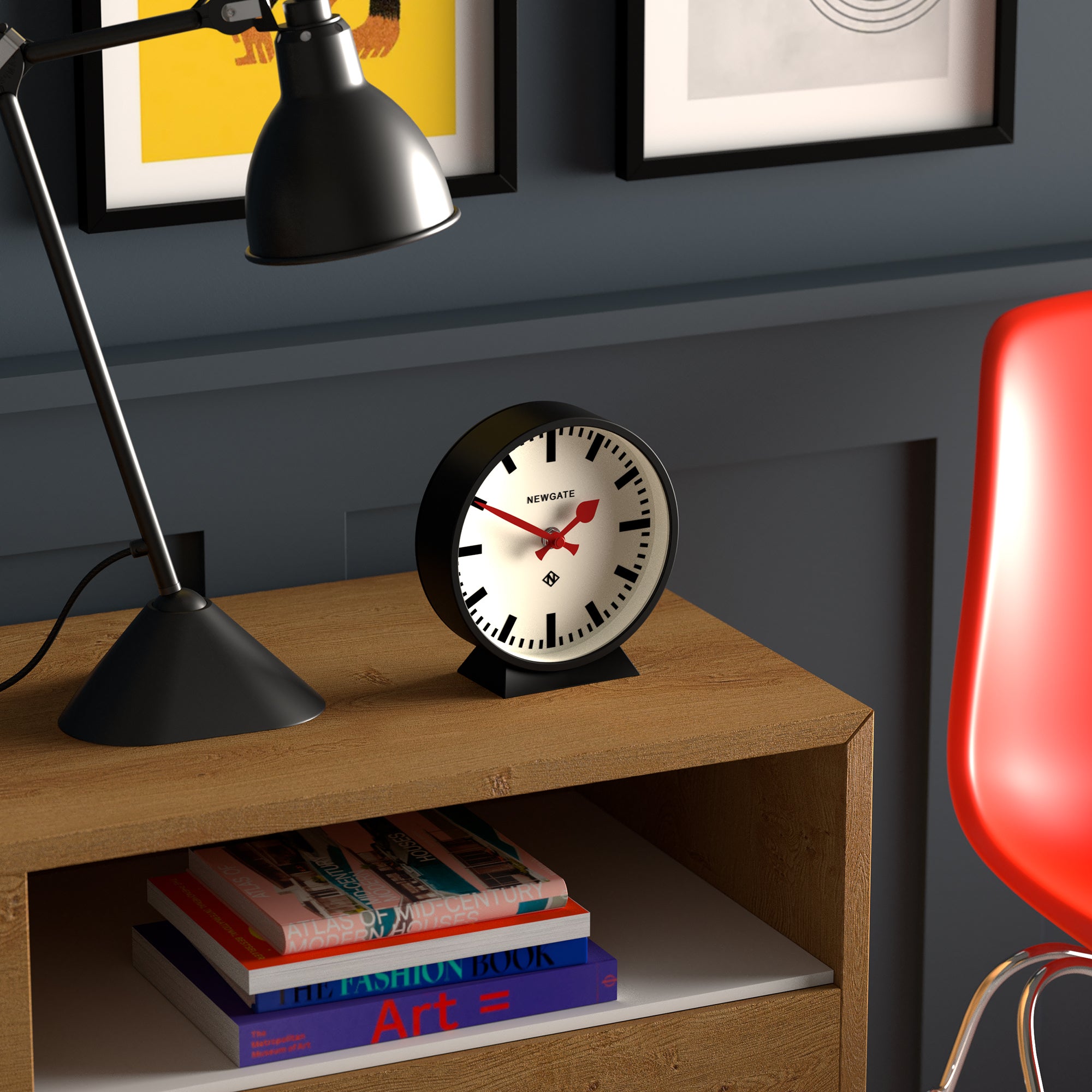 Black Mantel Clock | Station Dial – Newgate World