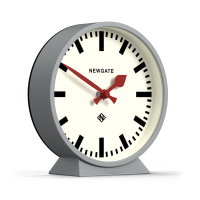 Newgate M Mantel Railway clock in grey