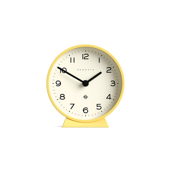 Newgate M Mantel Echo clock in yellow