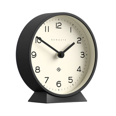 Newgate M Mantel Echo clock in black