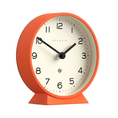 Newgate M Mantel Echo clock in orange
