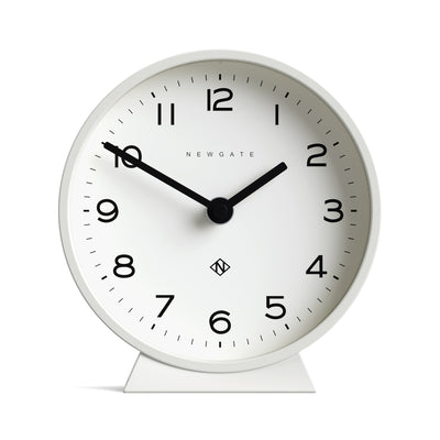 Newgate M Mantel Echo clock in white