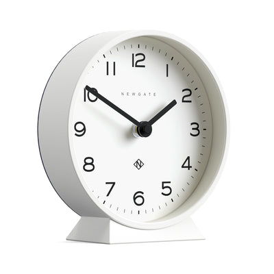 Newgate M Mantel Echo clock in white