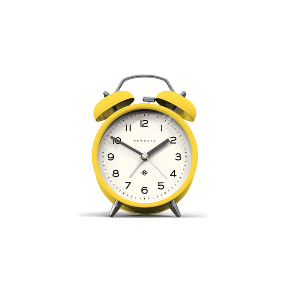 Newgate Echo alarm clock in yellow