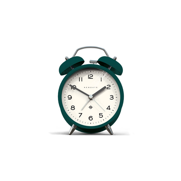 Newgate Echo alarm clock in eden green