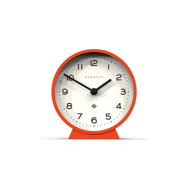 Newgate M Mantel Echo clock in orange