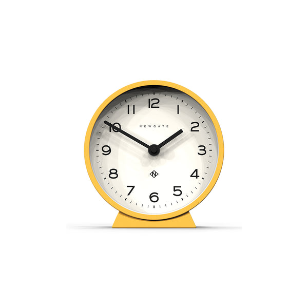 Newgate M Mantel Echo clock in yellow