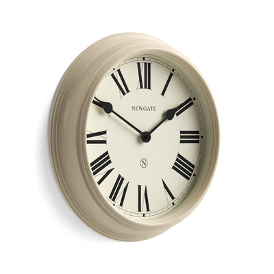 Newgate Notting Hill wall clock in gloss cream