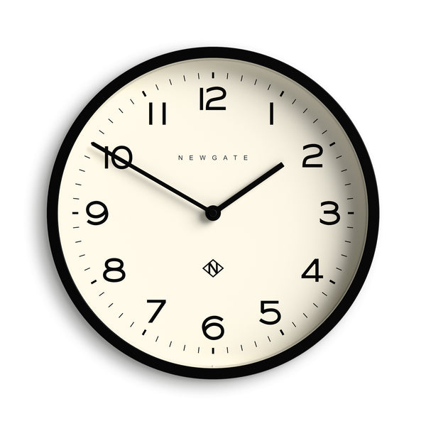 Newgate Echo Number Four wall clock in black