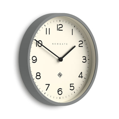 Newgate Echo Number Four wall clock in grey