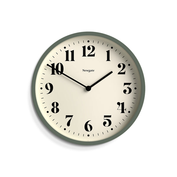 Newgate Number Four wall clock in green