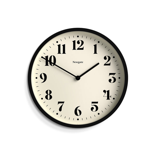 Newgate Number Four wall clock in black