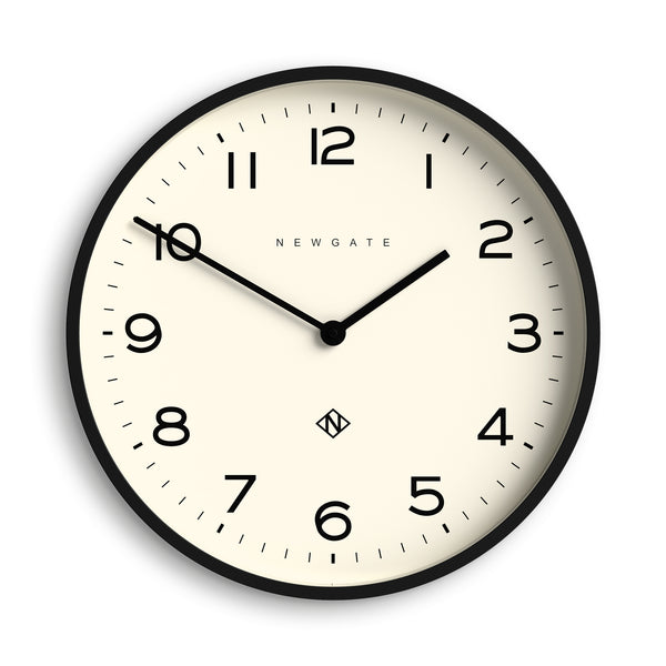 Newgate Echo Number Two wall clock in black