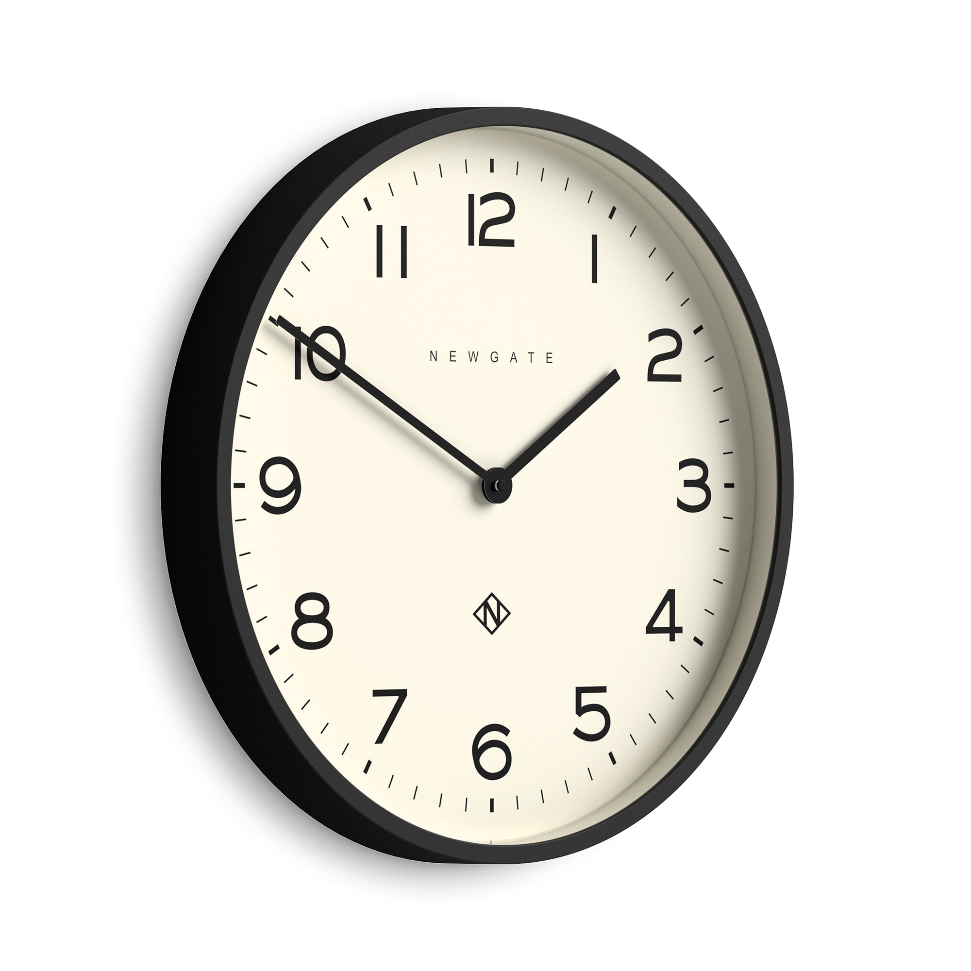 Newgate Echo Number Two wall clock in black – Newgate World